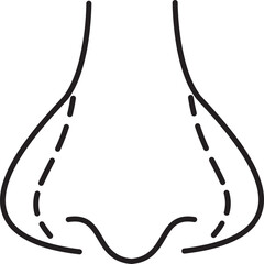 nose surgery icon 