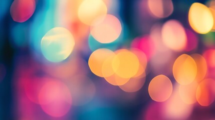 Fototapeta premium Busy Trade Show Scene with a Soft Blurry Background for Copy Space