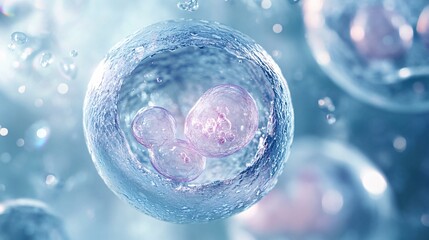 Exploring the Intricate Journey of IVF Embryo Growth in Macro Focus