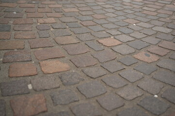 gray paving slabs as a background, pavement paved slabs as a background	
