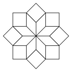 An optical illusion Icon