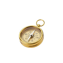 compass on white background