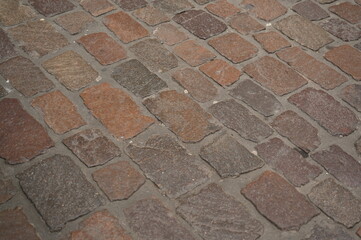 gray paving slabs as a background, pavement paved slabs as a background	

