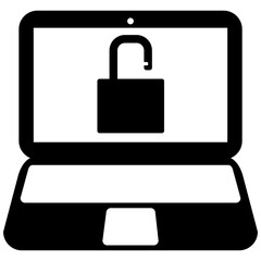 A Unlocked Laptop Icon