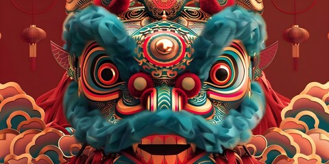 Cultural Chinese New Year Background Art

