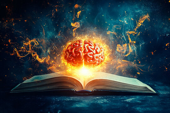 Exploding Brain from Open Book