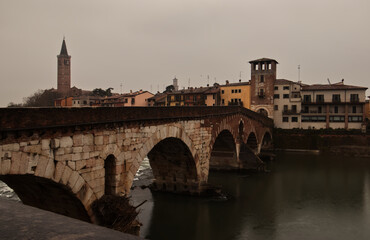 Fototapeta premium Verona in the Veneto region of Italy.