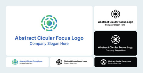 Abstract Circular Focus Logo | Modern Target Design