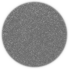 black and white spotted circle against white background