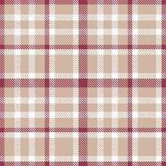Neon pinkish grey Seamless Tartan with Vibrant white accents Fabric Design