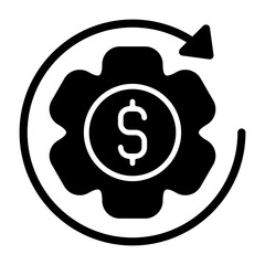 Business Automation Solid Solid Icon