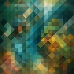 Colorful polygonal abstract background. Low poly effect. Polygon backdrop.