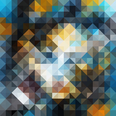Obraz premium Colorful polygonal abstract background. Low poly effect. Polygon backdrop.