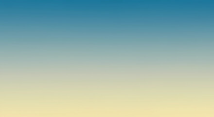Obraz premium A gradient background that smoothly transitions from light blue-green at the top to pale yellow at the bottom, with intermediate shades of light purple and beige, generative ai