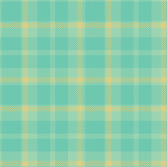 Plaid pattern seamless. Cool light teal & Iridescent seafoam blue Tartan Fabric Design. 