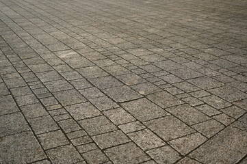 grey paving tile texture, grey tile pattern as background, grey tile texture close up	

