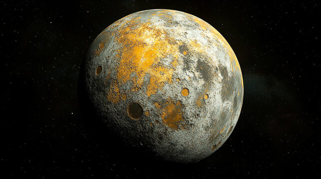 A dramatic scene of a burning planet in space, symbolizing destruction and rebirth in the context of an apocalypse. The fiery globe contrasts against the vast, dark void of the universe