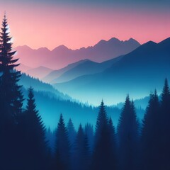 Sunrises and sunsets are reflected in the green forests of the Gira, surrounded by snow and pine trees on the mountains.