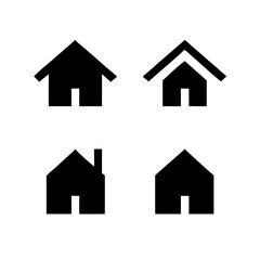Houses icons set. Real estate. Web home icon for apps and websites. Collection home icons. House symbol. Set of Houses Icons or symbols Vector fully editable file.
