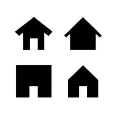 Houses icons set. Real estate. Web home icon for apps and websites. Collection home icons. House symbol. Set of Houses Icons or symbols Vector fully editable file.
