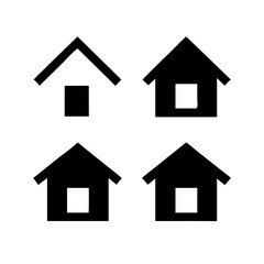 Houses icons set. Real estate. Web home icon for apps and websites. Collection home icons. House symbol. Set of Houses Icons or symbols Vector fully editable file.