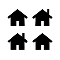 Houses icons set. Real estate. Web home icon for apps and websites. Collection home icons. House symbol. Set of Houses Icons or symbols Vector fully editable file.