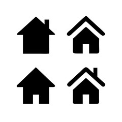Houses icons set. Real estate. Web home icon for apps and websites. Collection home icons. House symbol. Set of Houses Icons or symbols Vector fully editable file.