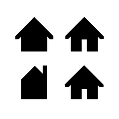 Houses icons set. Real estate. Web home icon for apps and websites. Collection home icons. House symbol. Set of Houses Icons or symbols Vector fully editable file.