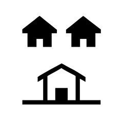 Houses icons set. Real estate. Web home icon for apps and websites. Collection home icons. House symbol. Set of Houses Icons or symbols Vector fully editable file.