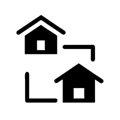 Houses icons set. Real estate. Web home icon for apps and websites. Collection home icons. House symbol. Set of Houses Icons or symbols Vector fully editable file.