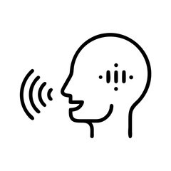Voice recognition system icon