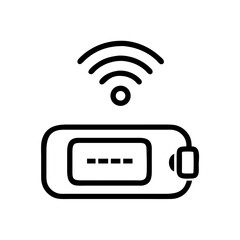 Inductive charger icon