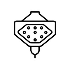 LED lighting icon