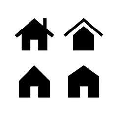 Simple house symbol. Smart home icon collection. Main page pictogram in filled, thin line, outline editable Stroke. House, Technology, Wireless. Professional vector icon. 

