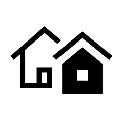Simple house symbol. Smart home icon collection. Main page pictogram in filled, thin line, outline editable Stroke. House, Technology, Wireless. Professional vector icon. 

