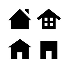 Simple house symbol. Smart home icon collection. Main page pictogram in filled, thin line, outline editable Stroke. House, Technology, Wireless. Professional vector icon. 

