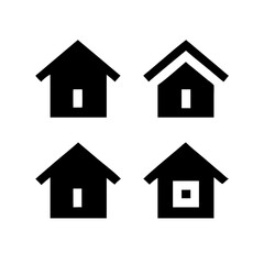 Simple house symbol. Smart home icon collection. Main page pictogram in filled, thin line, outline editable Stroke. House, Technology, Wireless. Professional vector icon. 

