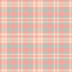 Dark blush and Dusky light peach Seamless Tartan Fabric Design