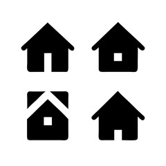 Simple house symbol. Smart home icon collection. Main page pictogram in filled, thin line, outline editable Stroke. House, Technology, Wireless. Professional vector icon. 
