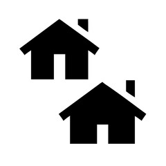 Web home icon for apps and websites. Collection home icons. House symbol.House icon set. Home vector illustration sign. Hotel symbol. 
