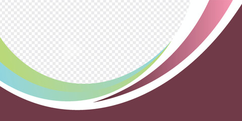 Modern business banner background in blue and orange colors