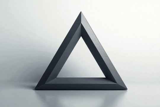 Subtle grayscale triangle motif, minimalist style , order, elegant, texture