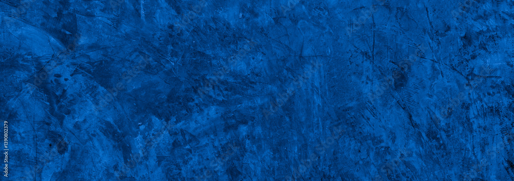 Poster old wall pattern texture cement blue dark abstract blue color design are light with black gradient b