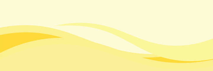 yellow business wave banner background. vector
