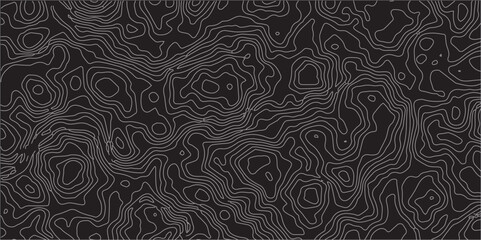 Luxury Abstract Topographic Line Art with Flowing Wavy Patterns on a Deep Black Background, Perfect for Modern Design, Sophisticated Branding, and High-End Creative Projects