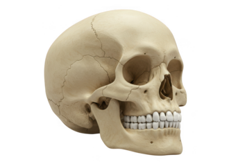Human skull anatomical model
