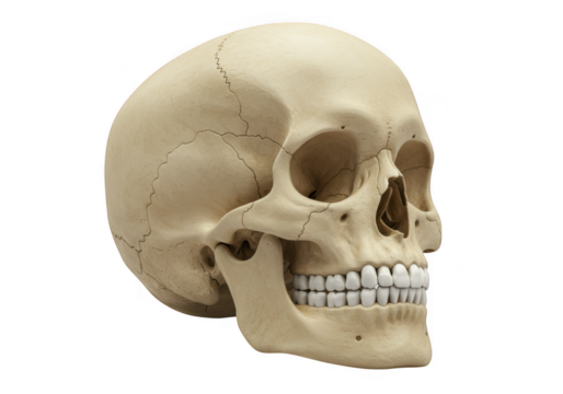 Human skull anatomical model