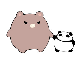 くまとパンダ