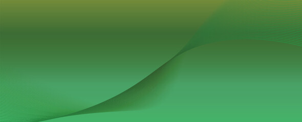green line mix and gold  background with 3D modern wave curve abstract presentation background. Luxury paper cut background