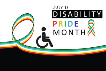 Disability Pride Month is observed in July to celebrate the contributions of people with disabilities and to promote awareness, acceptance, and inclusivity.